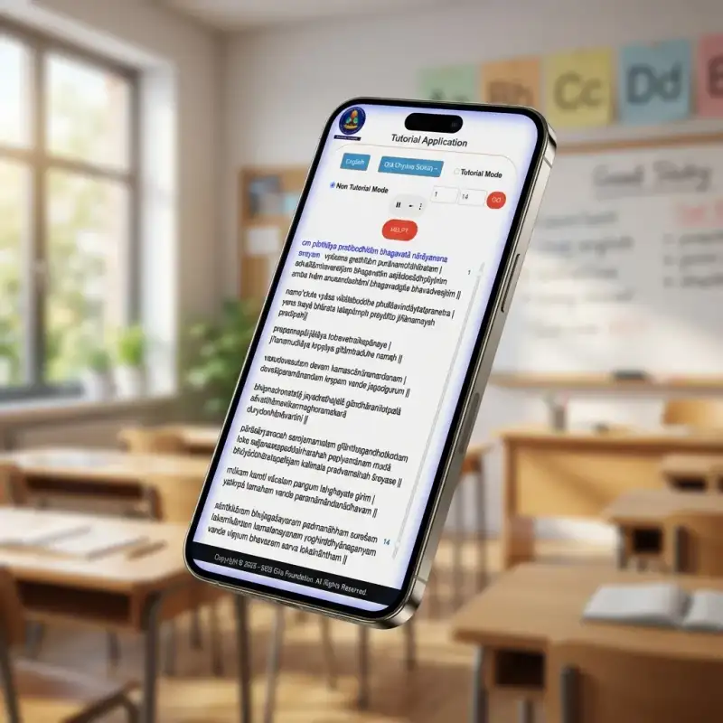 Gītā Tutorial App